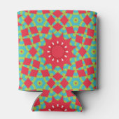 Weihnachts-Feiertags-Zauber-Muster  Dosenkühler (Rückseite)
