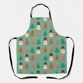 Weihnachts-/Feiertagskeks Schürze