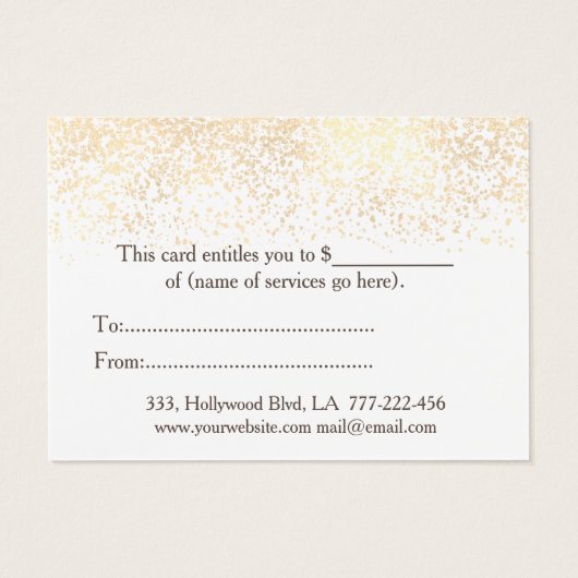 Weihnachts-/Feiertagsvergoldung (Rückseite)