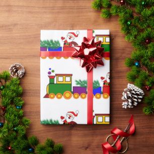 Weihnachts-Feierzugs-Verpackungspapier Geschenkpapier