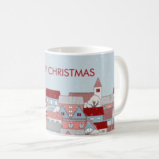 Weihnachts-Feriendorf Tasse Kaffee (VorderseiteRechts)