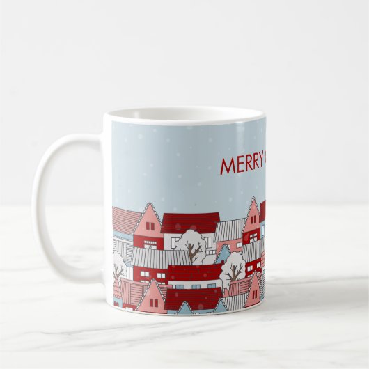 Weihnachts-Feriendorf Tasse Kaffee (Links)
