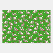 Weihnachts-Ferret-Umschlagpapier Geschenkpapier Set (Vorderseite 2)