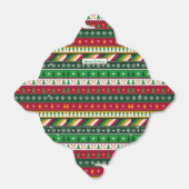 Weihnachts-Fest Geschenkschachtel (Ungefaltet)