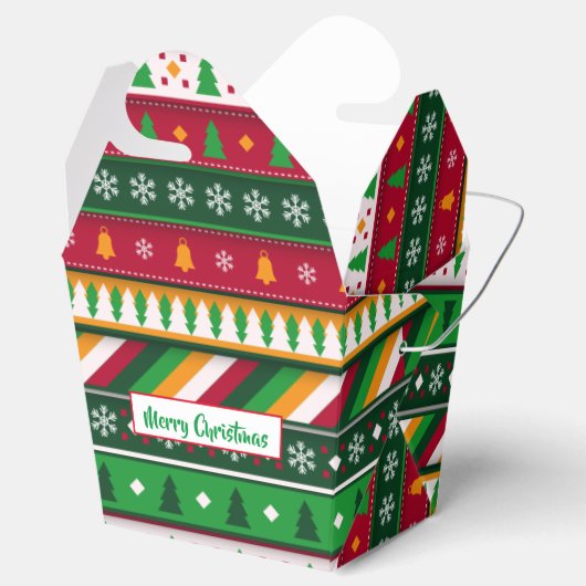 Weihnachts-Fest Geschenkschachtel (Geöffnet)