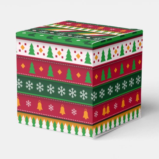 Weihnachts-Fest Geschenkschachtel (Rückseite)