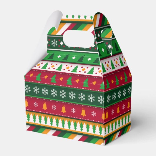 Weihnachts-Fest Geschenkschachtel (Rückseite)