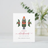 Weihnachts-Fest-Nussknacker Frohe Weihnachten (Stehend Vorderseite)
