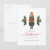 Weihnachts-Fest-Nussknacker Frohe Weihnachten (Vorne/Hinten)