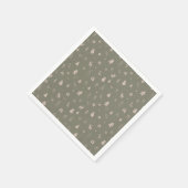 Weihnachts-festliche, gemütliche digitale Muster Serviette (Ecke)