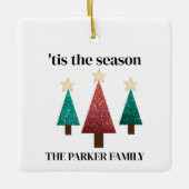 Weihnachts-Festspielplatz Keramikornament (Vorderseite)