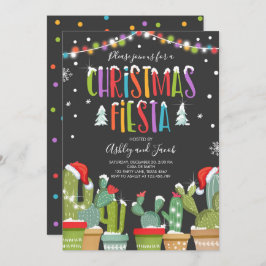 Weihnachts-Fiesta Cactus Holiday Einladung Party