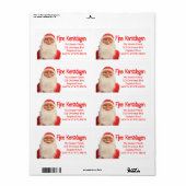 Weihnachts-Fijne-Kerstdagen-Weihnachtslabel (Vorne)