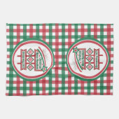 Weihnachts-Film Marathon Retro Marquee Festival Geschirrtuch (Horizontal)