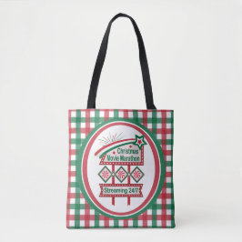 Weihnachts-Film Marathon Retro Marquee Festival Tasche