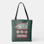 Weihnachts-Film Marathon Retro Marquee Festival Tasche (Rückseite)