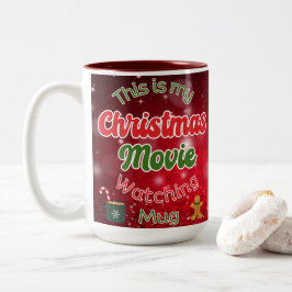 Weihnachts-Film Tasse, Weihnachts-Tasse Zweifarbige Tasse