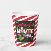 Weihnachts-Filmabend-Papier-Cup Pappbecher (Vorderseite)