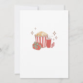 Weihnachts-Filmabend Weihnachten Party Einladung (Rückseite)