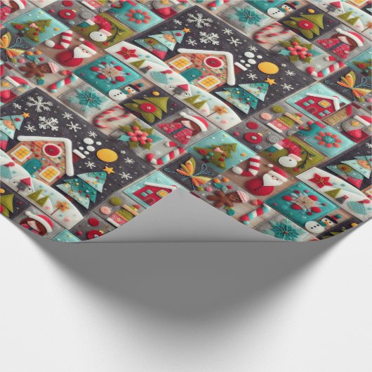 Weihnachts-Filmmaterial Geschenkpapier (Ecke)