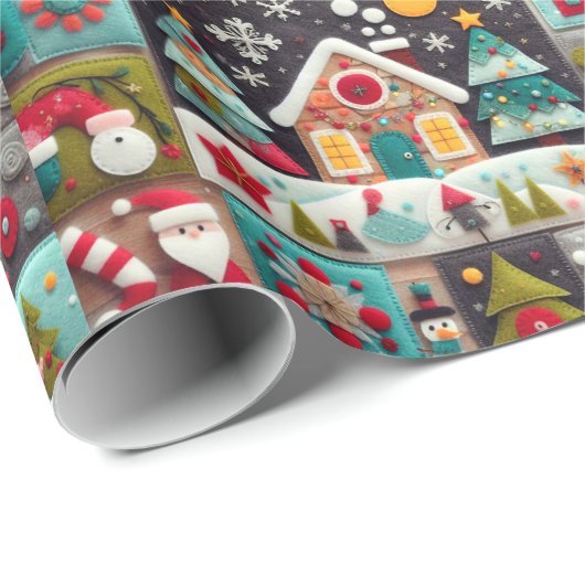 Weihnachts-Filmmaterial Geschenkpapier (Rolleneckpunkt)