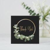 Weihnachts-Firmenfeuer Vielen Dank Feiertagskarte (Stehend Vorderseite)