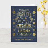 Weihnachts-Firmenkundenurlaub Karte (Gelbe Blume)