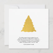 Weihnachts-Firmenlogo Holiday Gold (Rückseite)