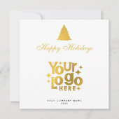 Weihnachts-Firmenlogo Holiday Gold (Vorderseite)