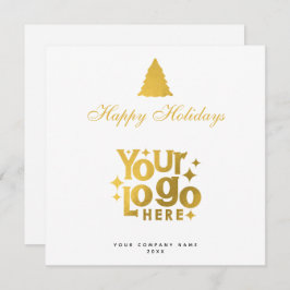 Weihnachts-Firmenlogo Holiday Gold