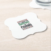 Weihnachts-Fischerei-Hässliches-Schwester-Design Untersetzer (angewinkelt)