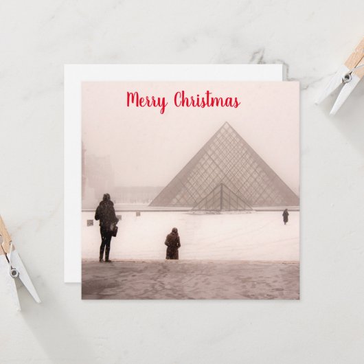 Weihnachts-Flachbildschirm Karte (Vorderseite/Rückseite Beispiel)