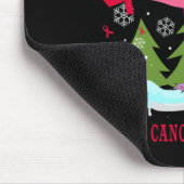 Weihnachts Flamingo Blutkrebs Bewusstsein Geschenk Mousepad (Ecke)