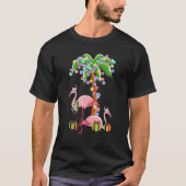 Weihnachts Flamingo Funny Shirt Santa By Sea Palm (Vorderseite)