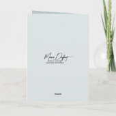 Weihnachts Flamingo Ice Skaten Karte (Rückseite)