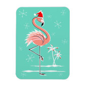 Weihnachts-Flamingo-Magnet flexibel Magnet (Vertikal)