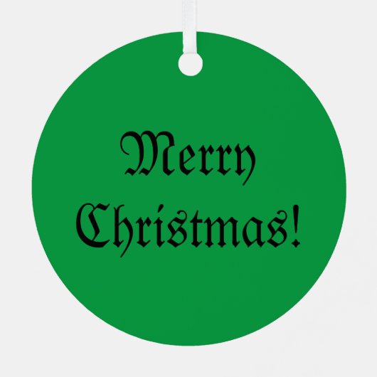 Weihnachts-Flamingo-Ornament Ornament Aus Metall (Rückseite)