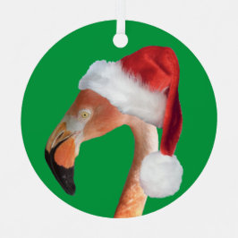 Weihnachts-Flamingo-Ornament Ornament Aus Metall
