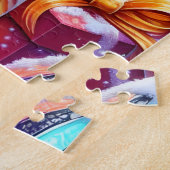 Weihnachts-Flamingo-Puzzle Puzzle (Seite)