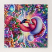 Weihnachts-Flamingo-Puzzle Puzzle (Horizontal)