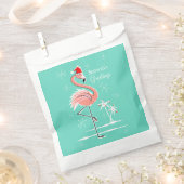 Weihnachts-Flamingo-Saison Grüße-Tasche Geschenktütchen (Ausgeschnitten)