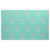 Weihnachts Flamingo Strip große Muster Stoff (Yard (91,4 cm))