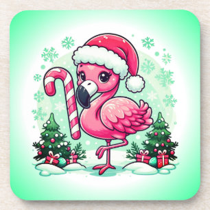 Weihnachts-Flamingo-Sublimations-Clipart-30424 Getränkeuntersetzer