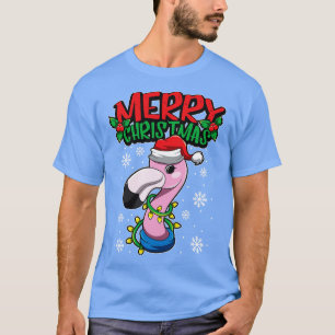 Weihnachts Flamingo Sweet Christmas Animals T-Shirt