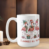 Weihnachts Flamingos Flamingle Kaffeetasse