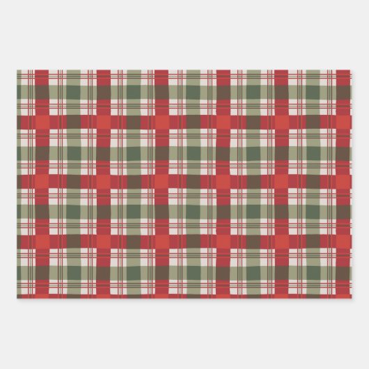Weihnachts-Flannel-Bundle Geschenkpapier Set (Vorderseite 2)