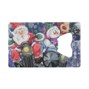 Weihnachts Flasche Opener Happy Friends Spaß Geldbeutel Flaschenöffner