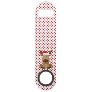 Weihnachts-Flaschenöffner Reindeer Polka Dot Polka Speed Flaschenöffner