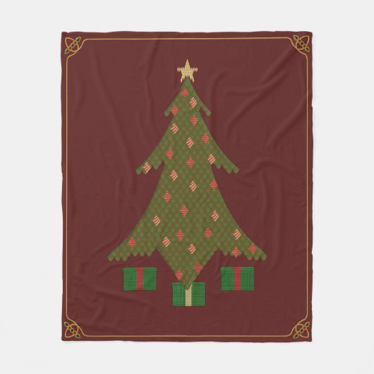 Weihnachts Fleece Blanket (Vorderseite)