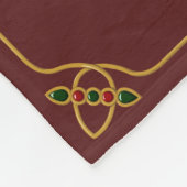 Weihnachts Fleece Blanket (Ecke)